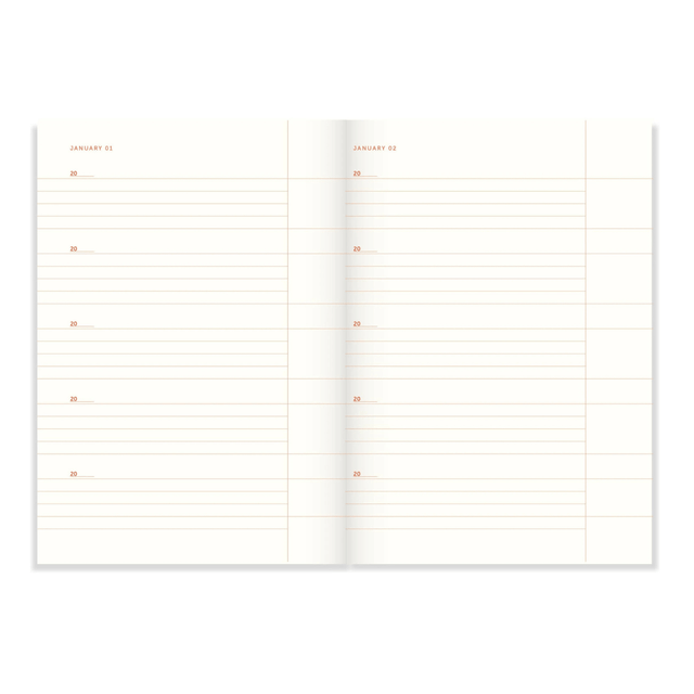 A-Journal Quaderni One line a day - Flow Blue