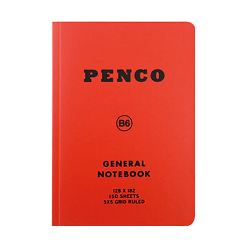 Penco Quaderni RED Penco Soft Notebook B6 Grid