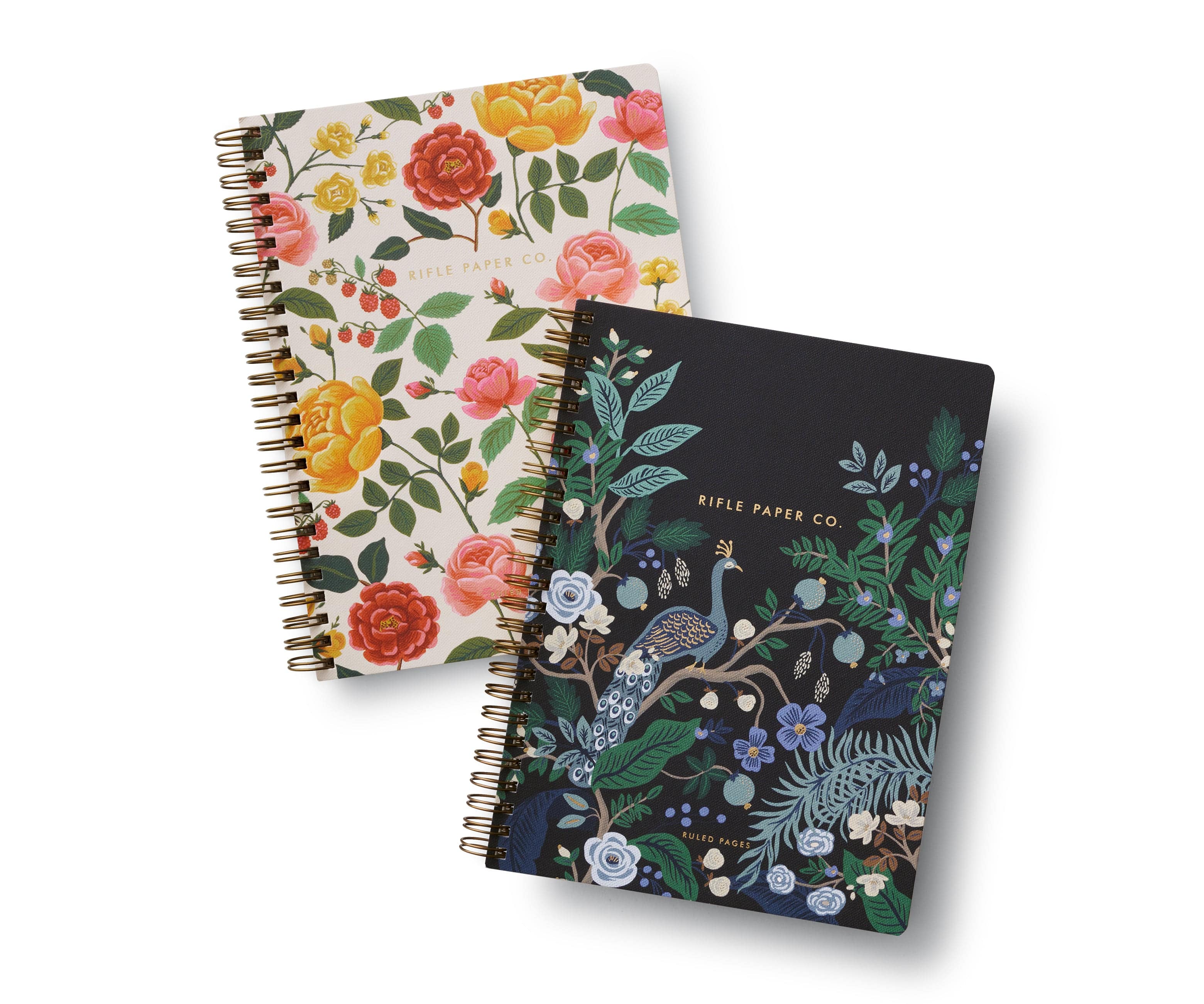 Rifle Paper Quaderni Quaderno a spirale Peacock Rifle Paper