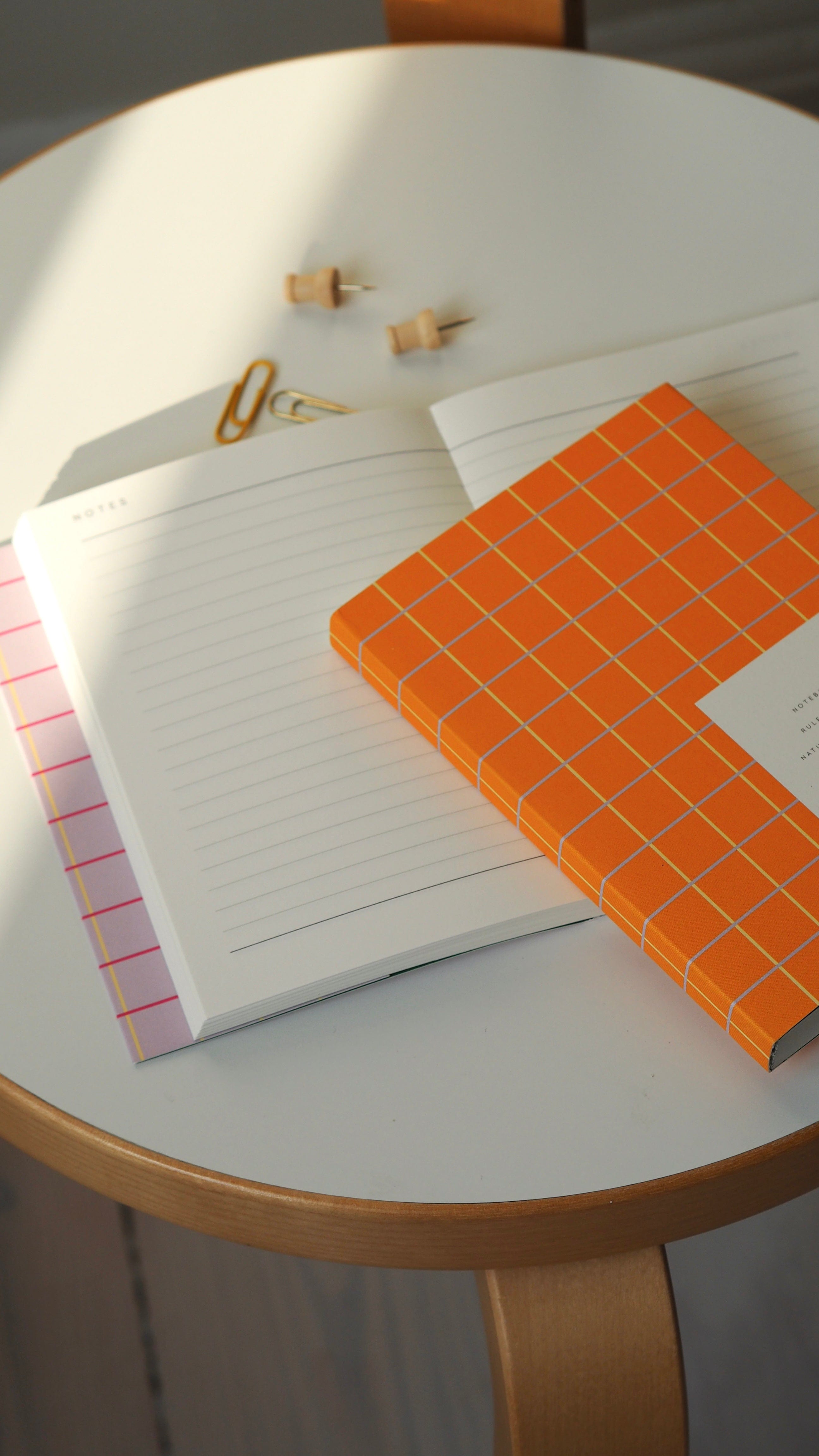 Notem Quaderni Quaderno Uma Small Ochre Check