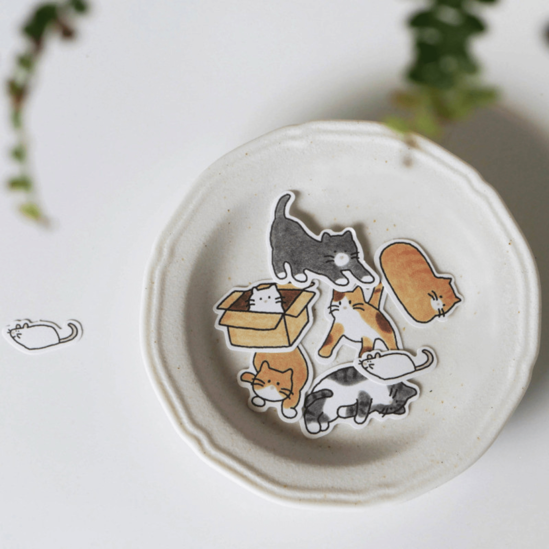 Suatelier Stickers Cereal Stickers - Cat's