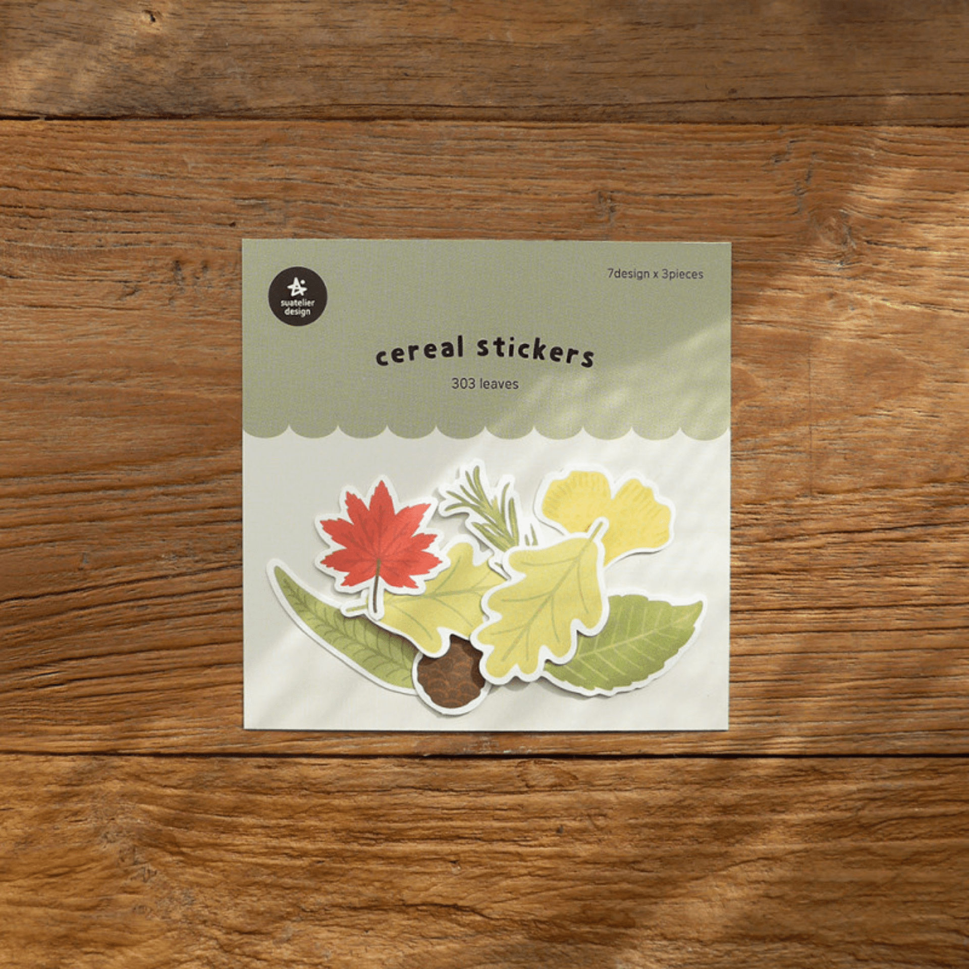 Suatelier Stickers Cereal Stickers - Leaves