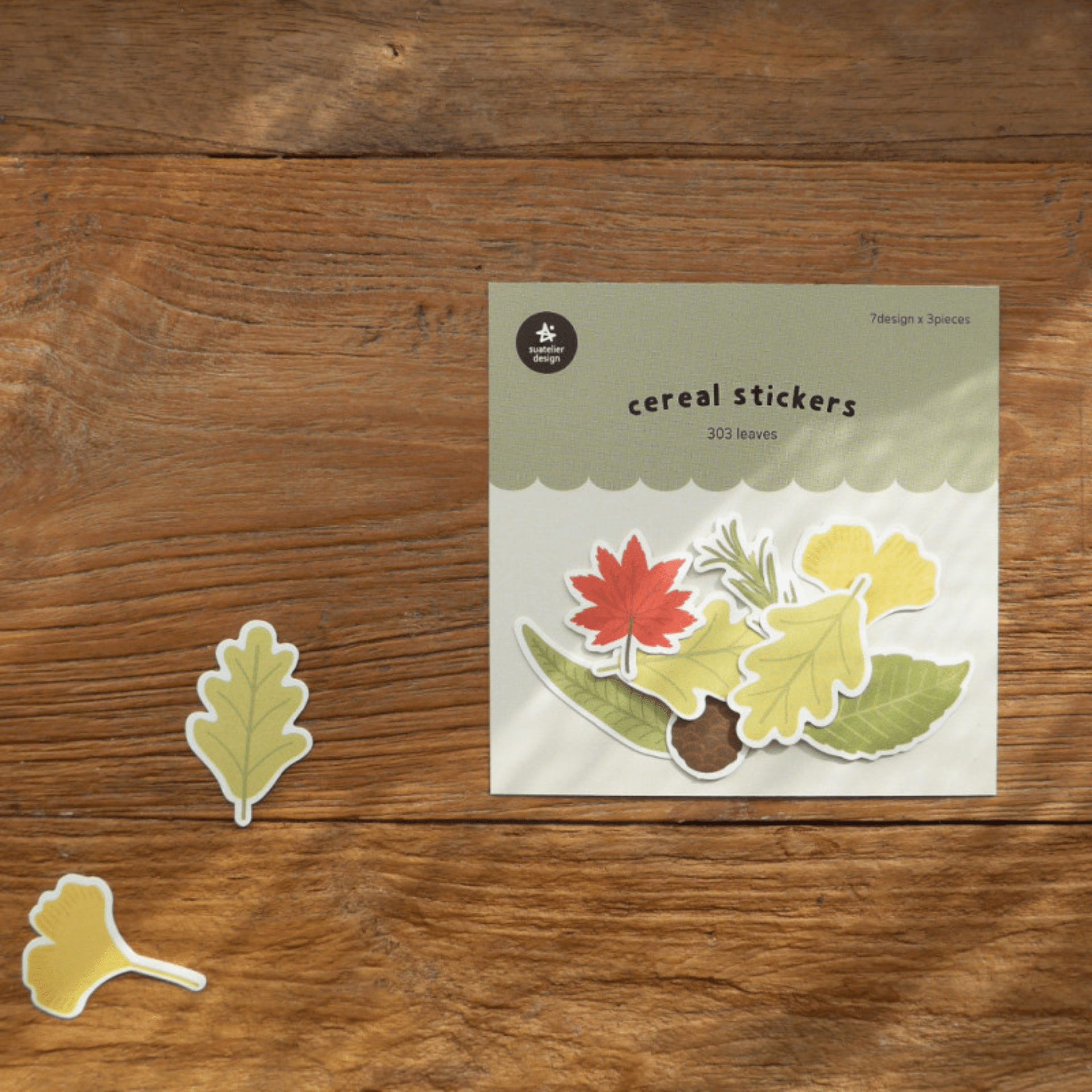 Suatelier Stickers Cereal Stickers - Leaves