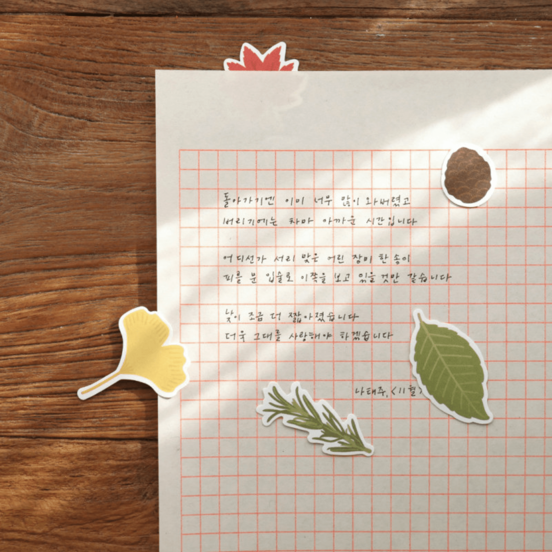 Suatelier Stickers Cereal Stickers - Leaves