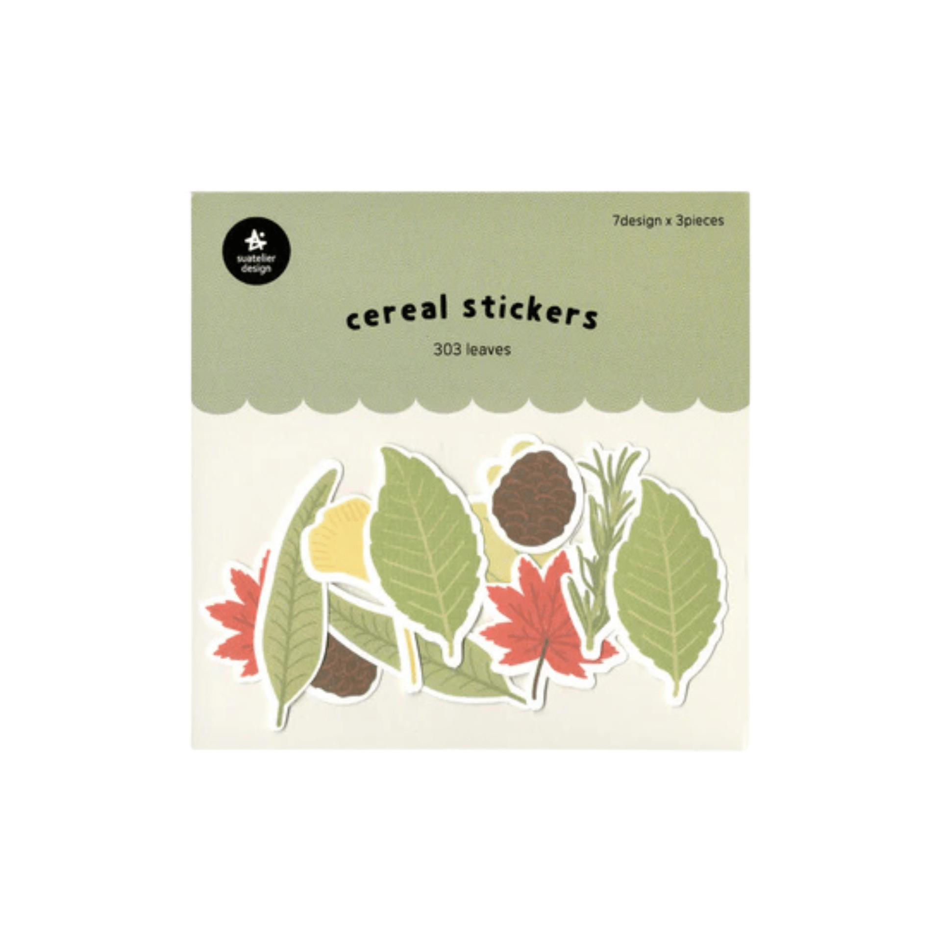 Suatelier Stickers Cereal Stickers - Leaves