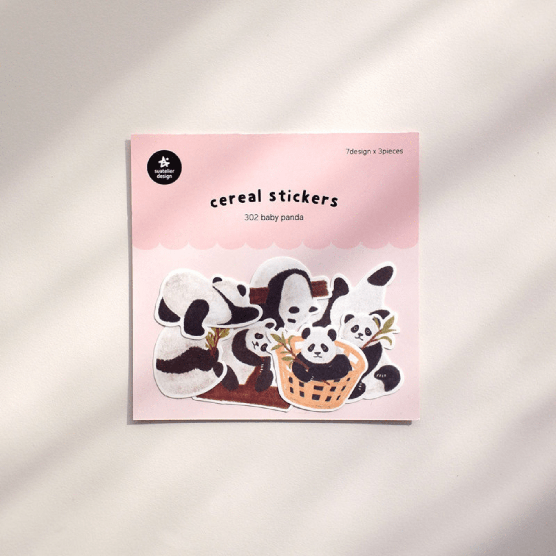 Suatelier Stickers Cereal Stickers - Panda