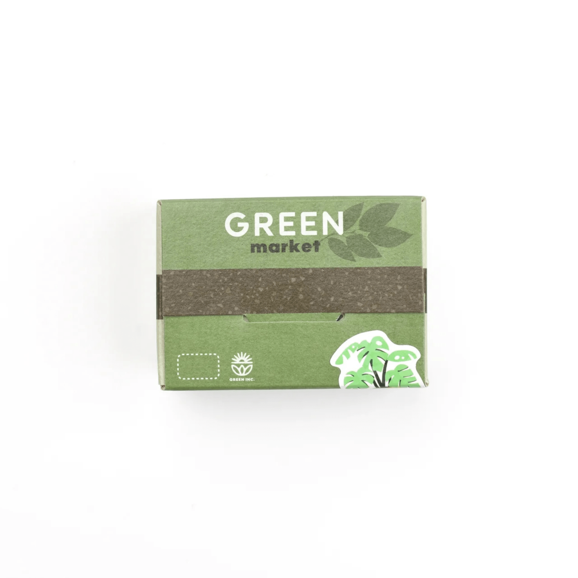Greeting Life Stickers Mini Decoration Sticker Box - Green Market