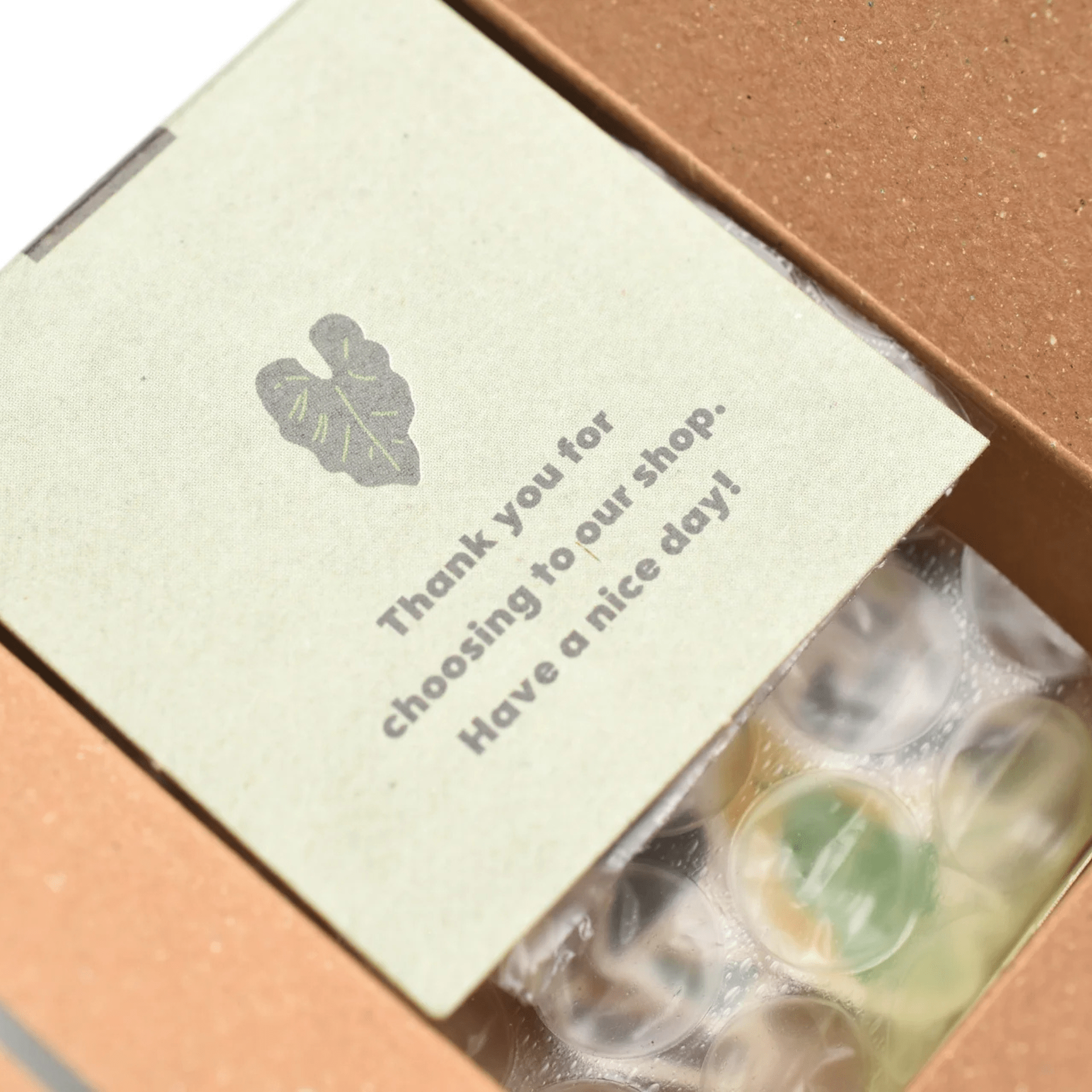 Greeting Life Stickers Mini Decoration Sticker Box - Green Market