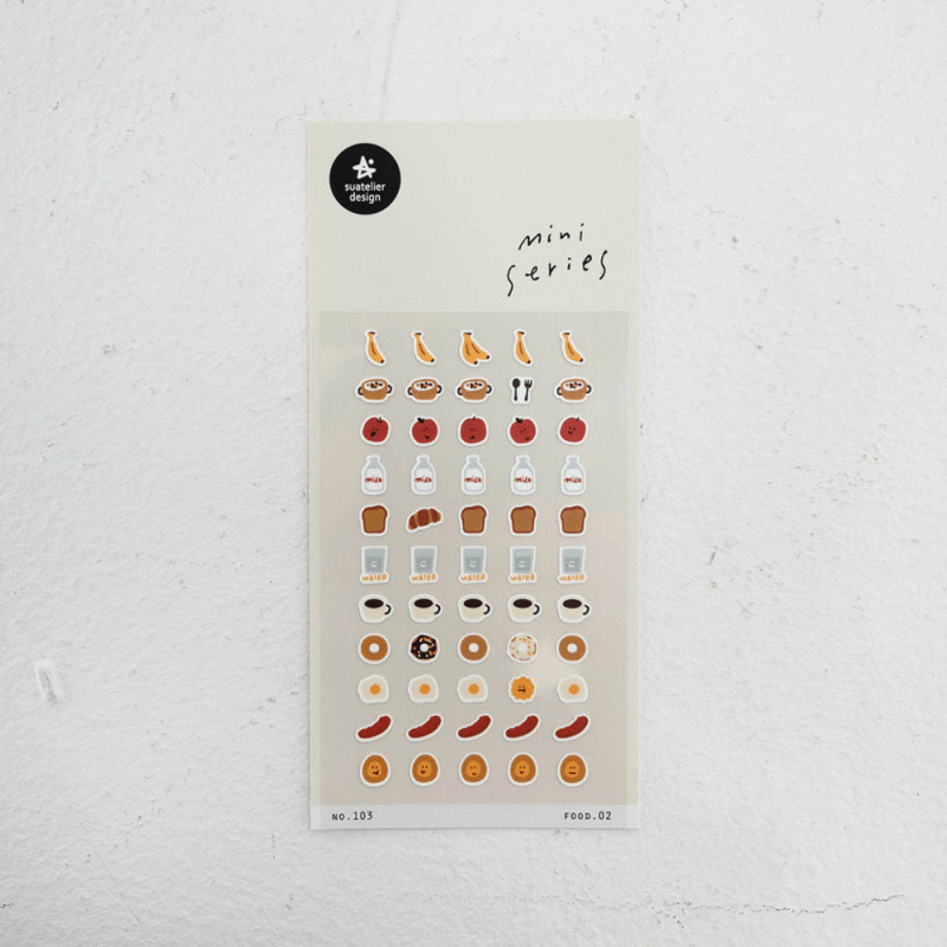 Suatelier Stickers Mini Series - Food 02
