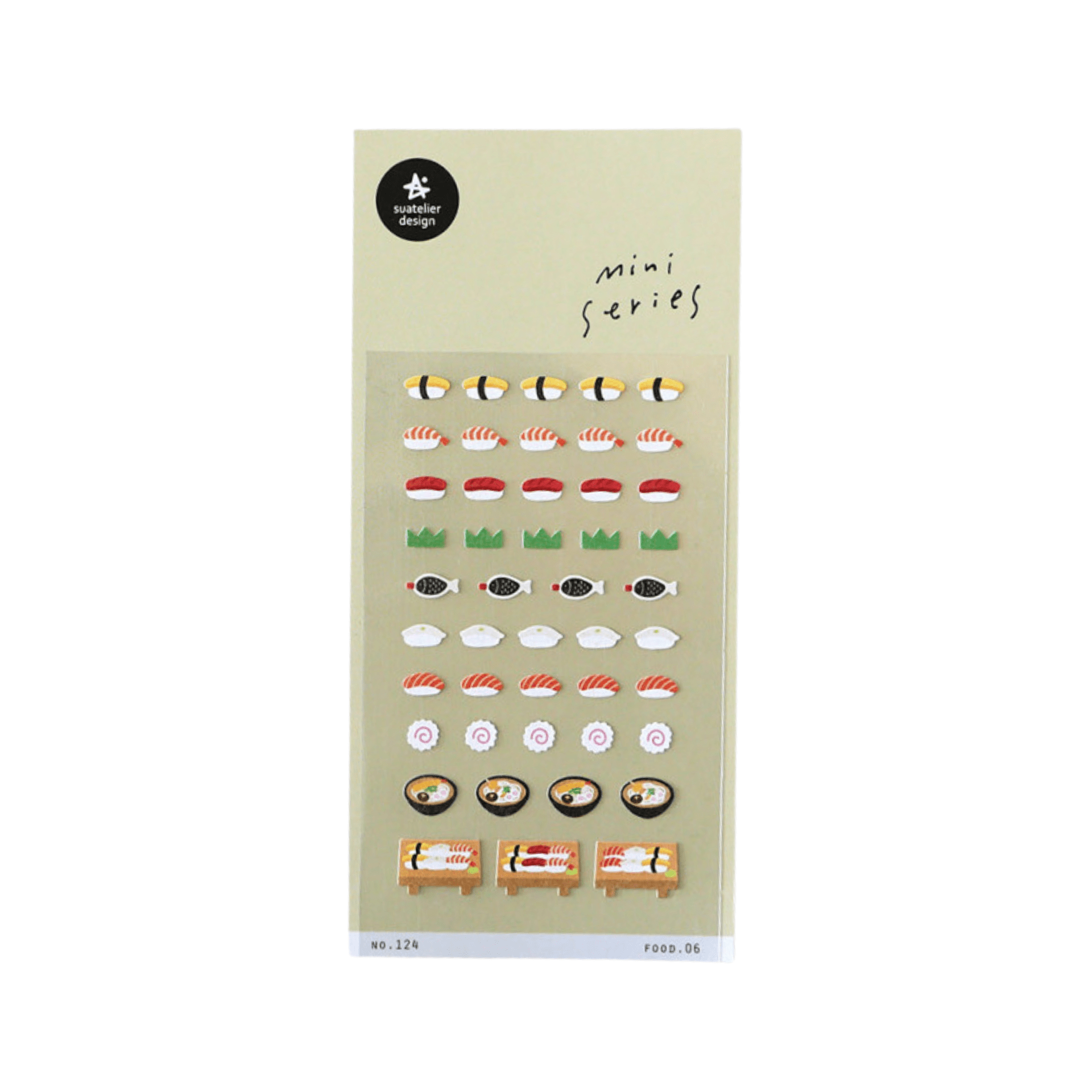 Suatelier Stickers Mini Series - Food 06