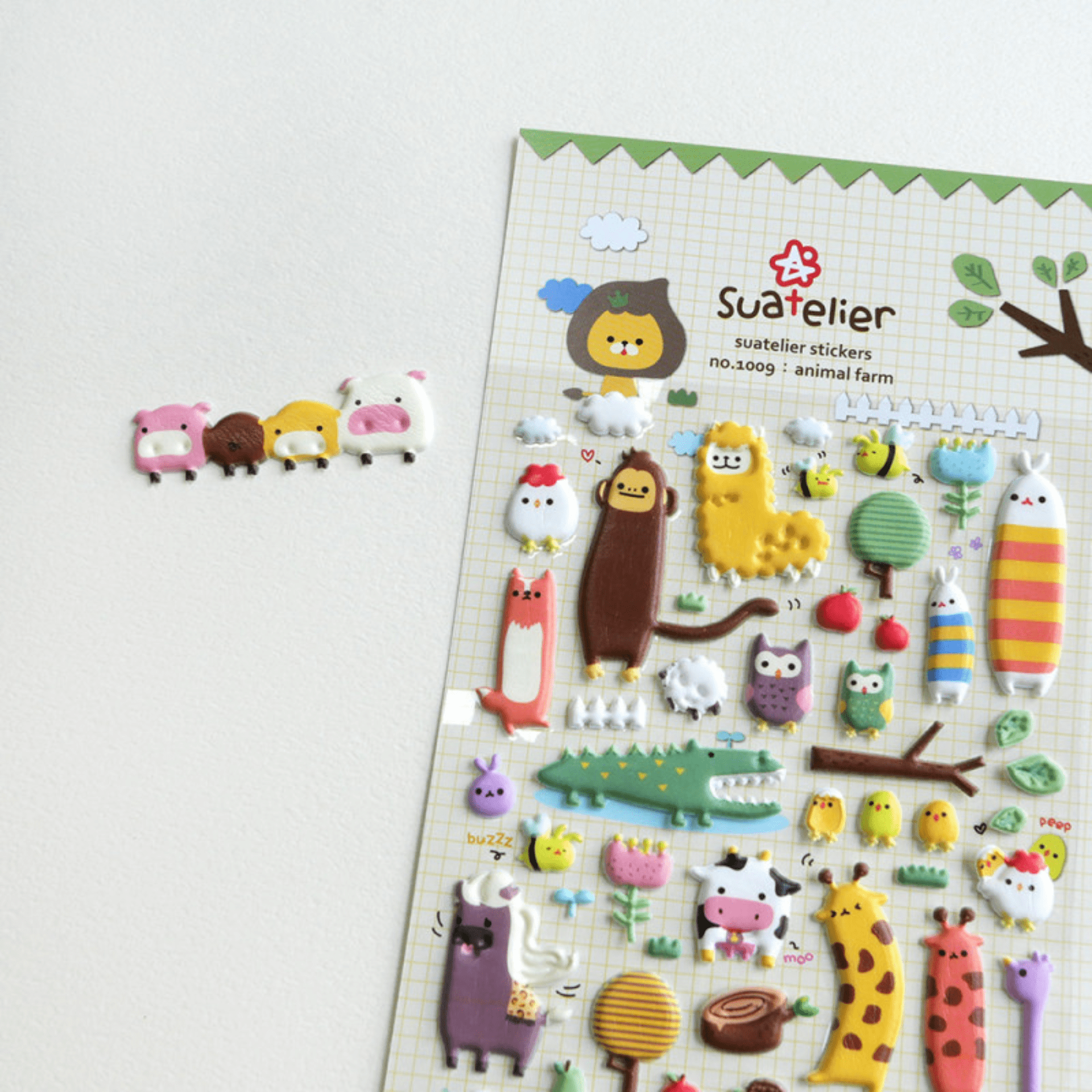 Suatelier Stickers Stickers Daily Deco - Animal Farm