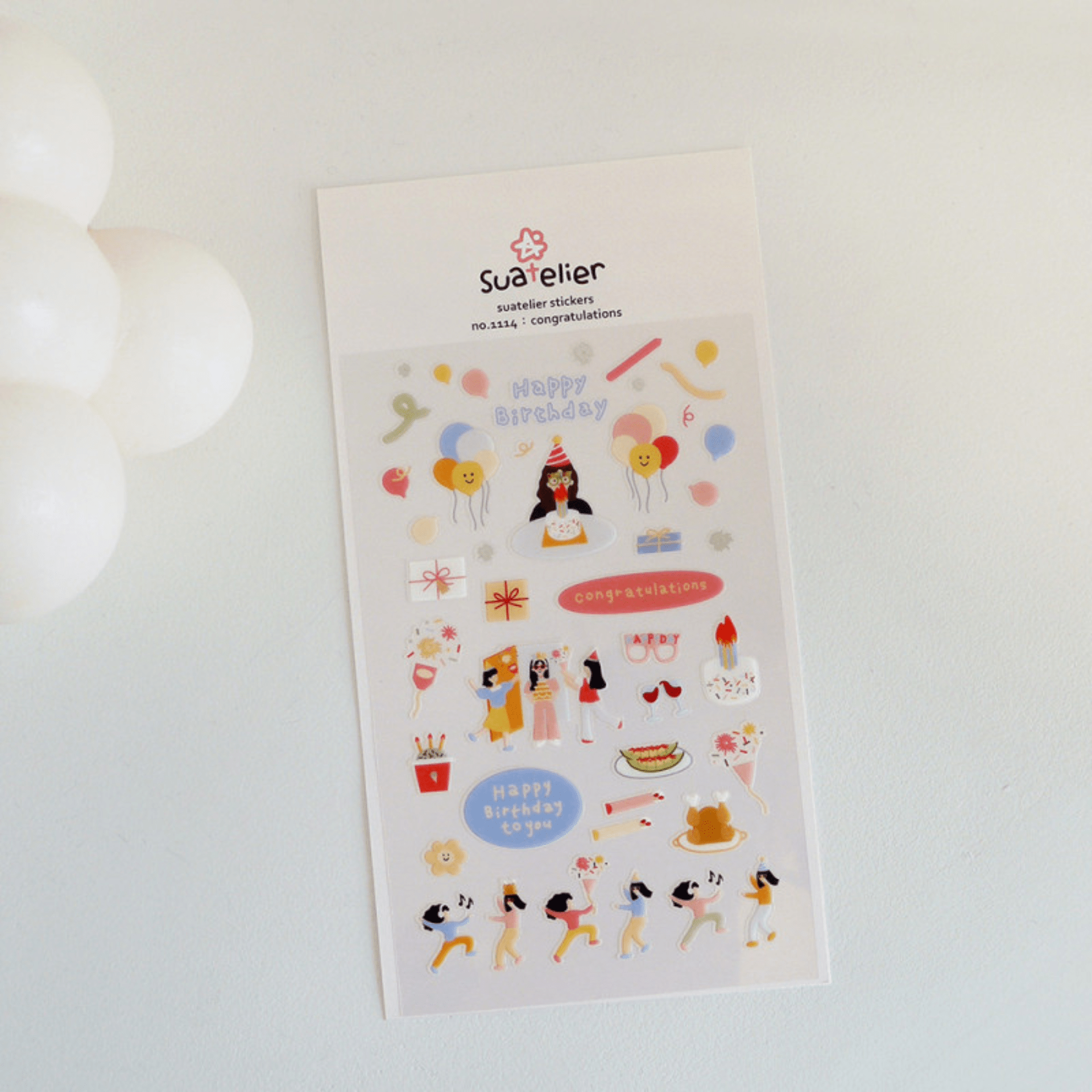 Suatelier Stickers Stickers Daily Deco - Congratulations