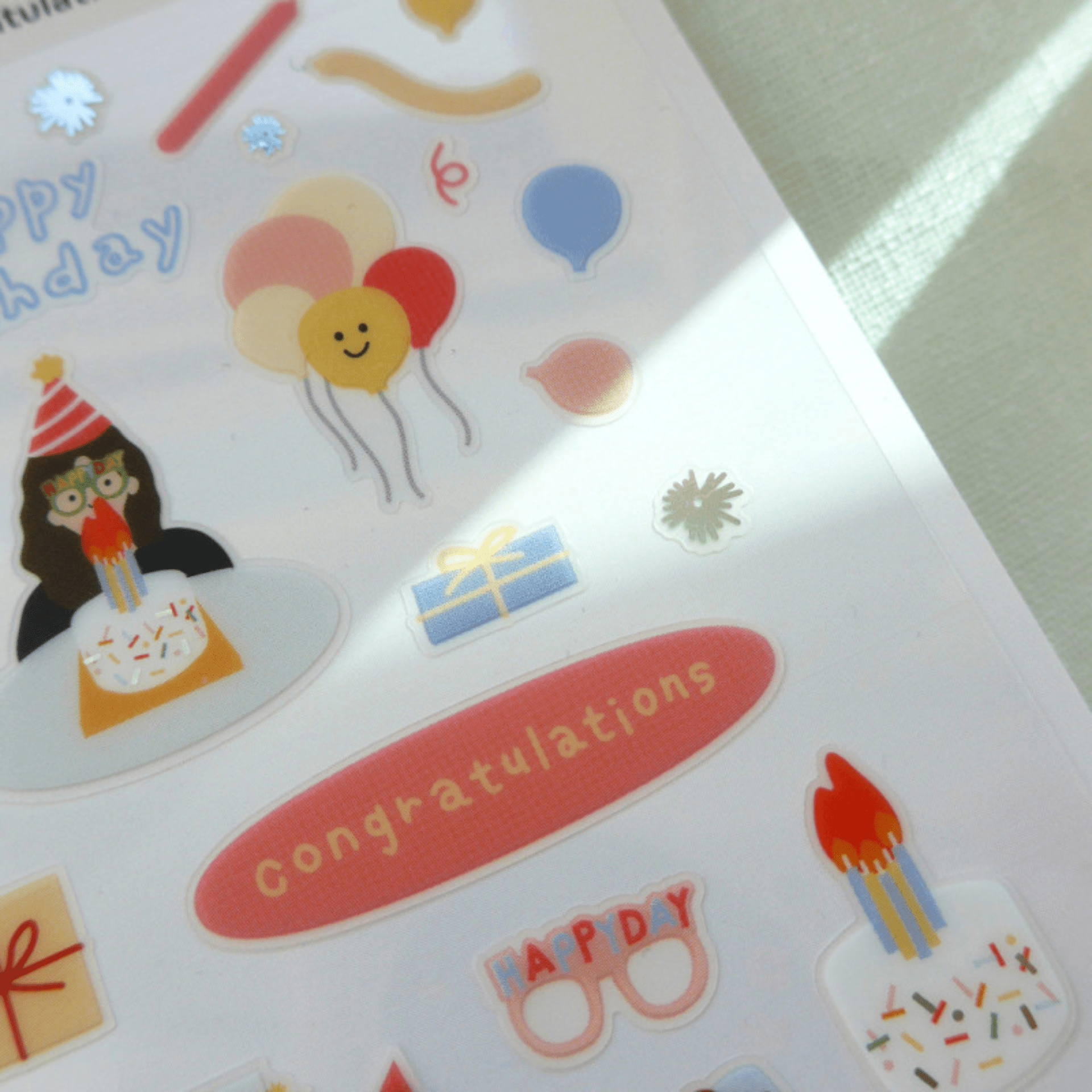 Suatelier Stickers Stickers Daily Deco - Congratulations