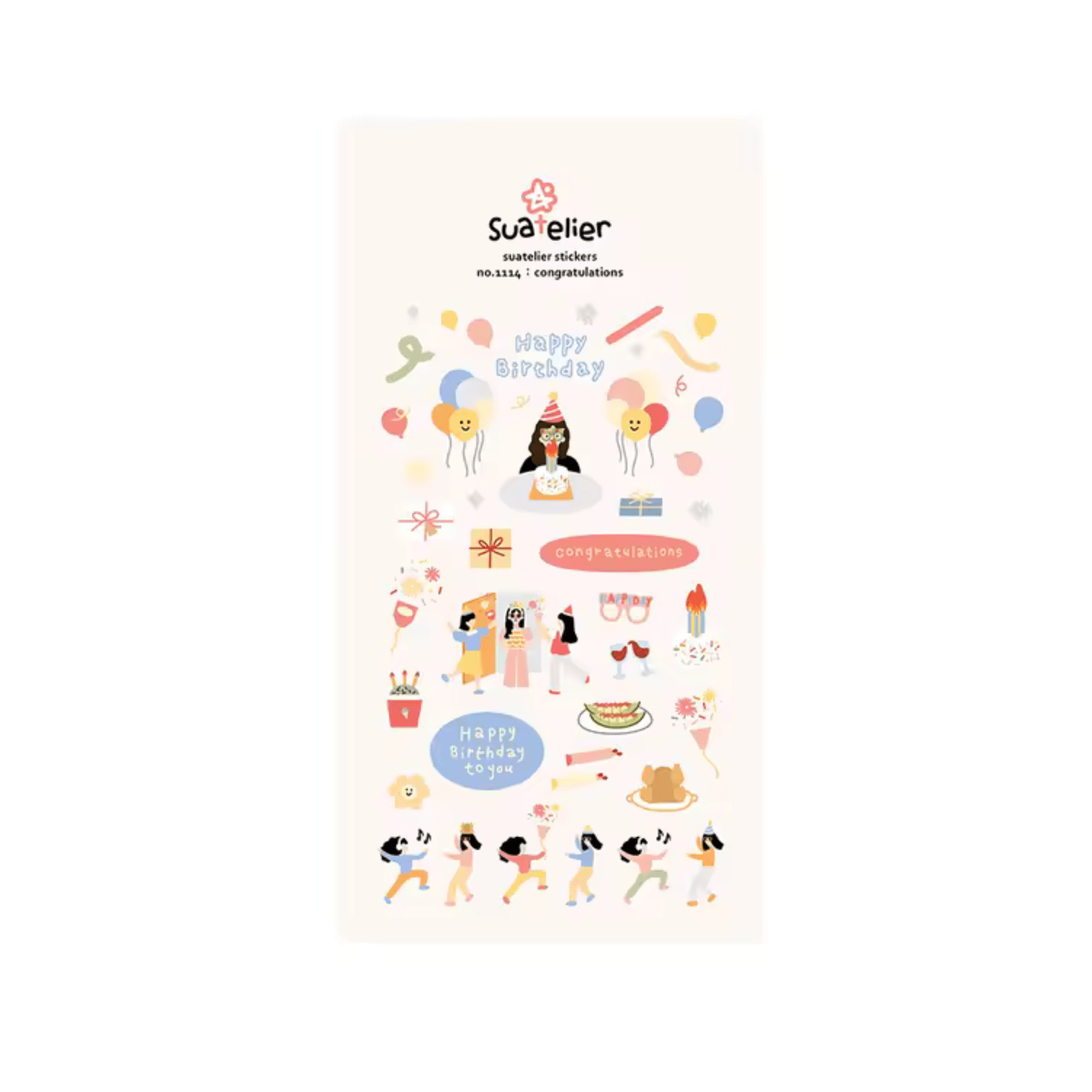 Suatelier Stickers Stickers Daily Deco - Congratulations