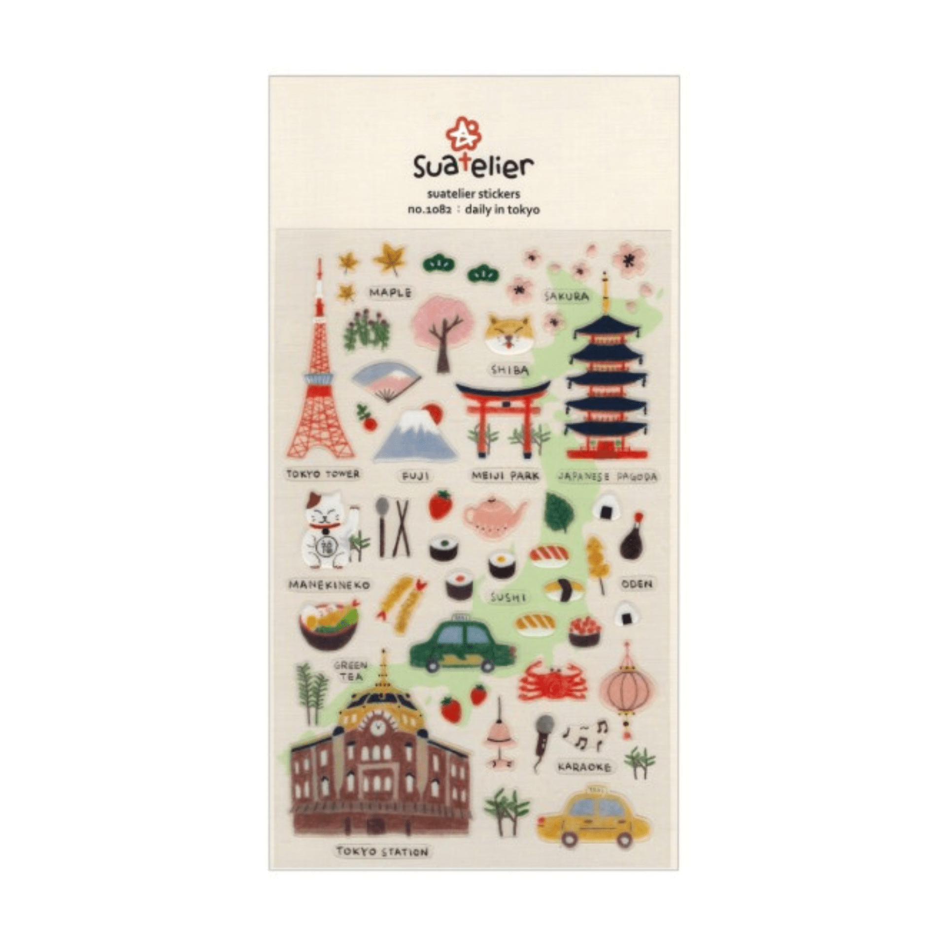 Suatelier Stickers Stickers Daily Deco - Daily in Tokyo