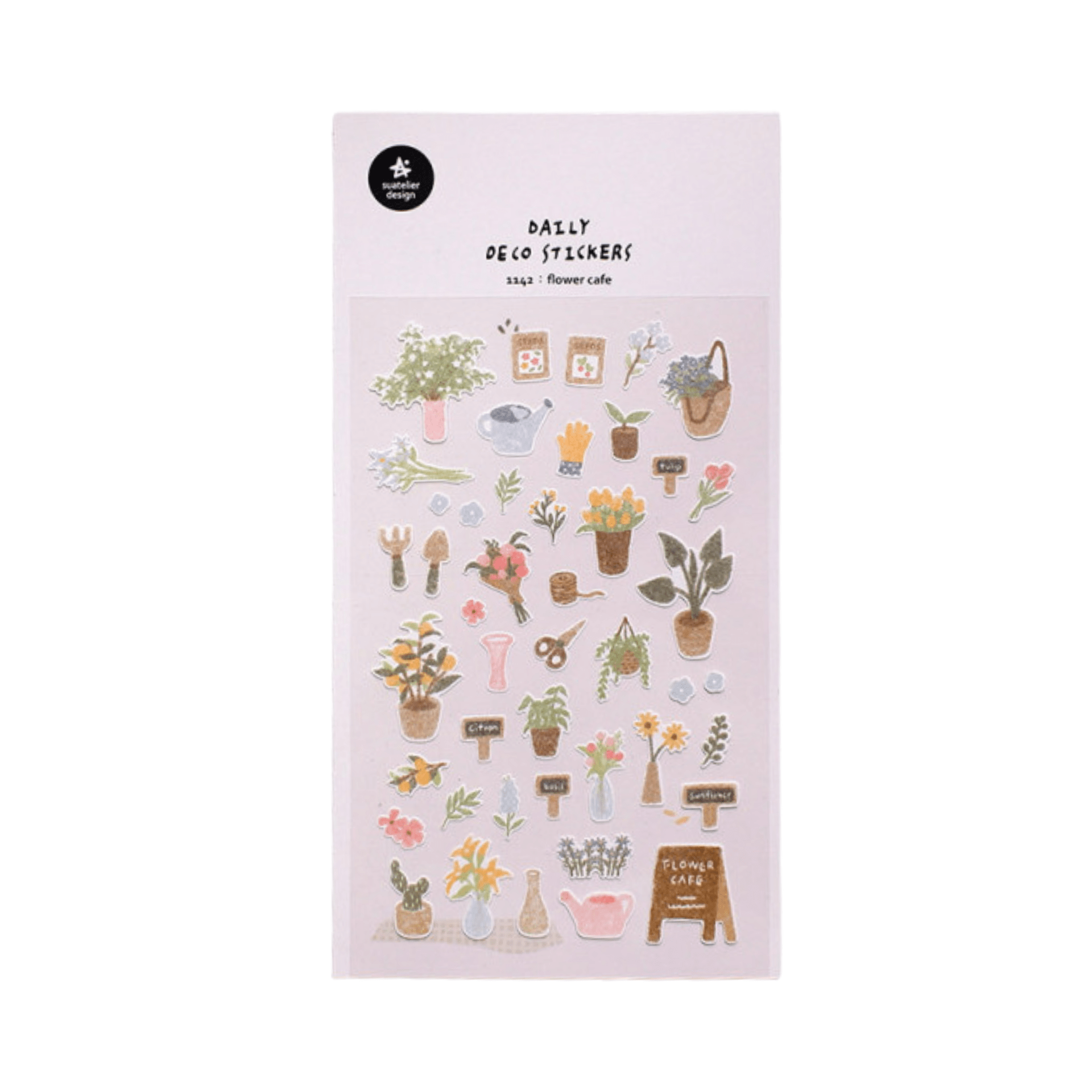 Suatelier Stickers Stickers Daily Deco - Flower Cafè