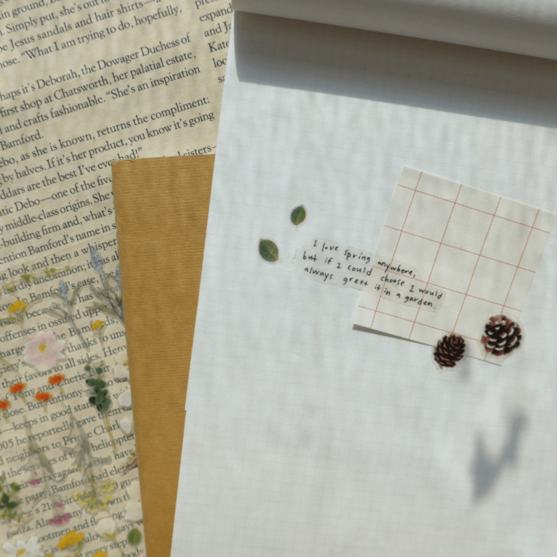 Suatelier Stickers Stickers Daily Deco - Flower Letter