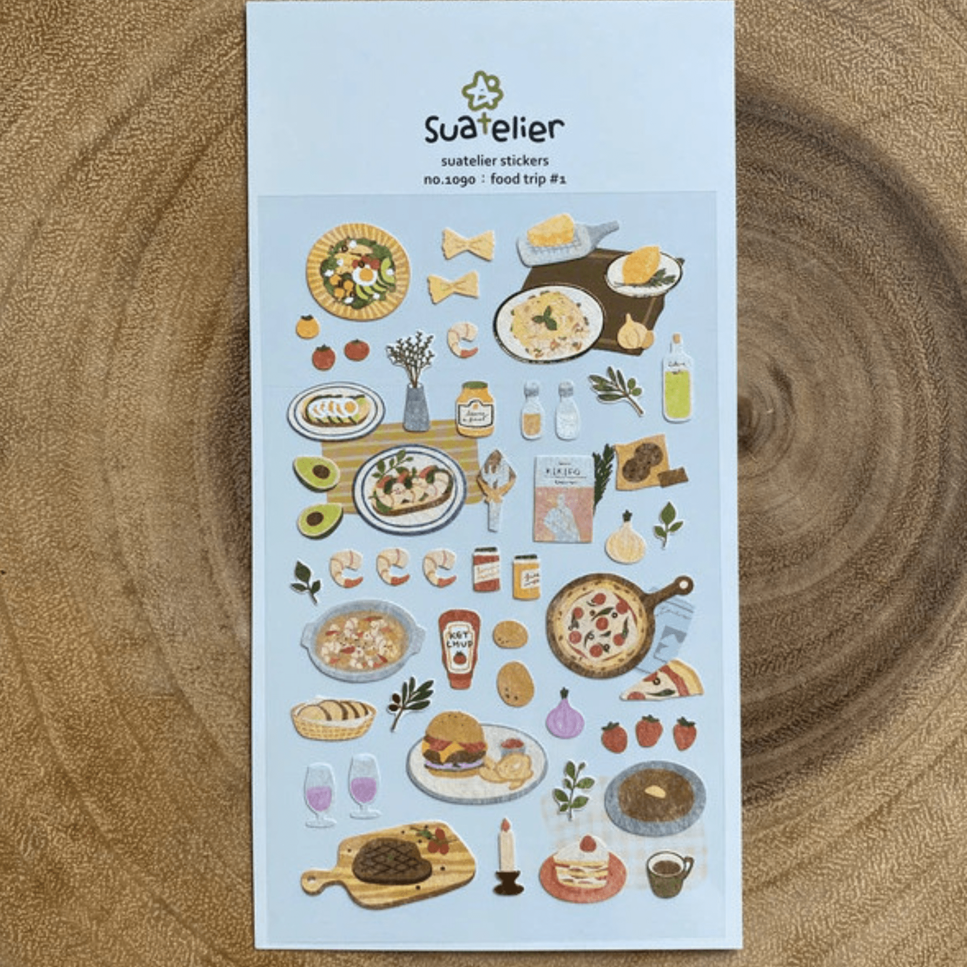 Suatelier Stickers Stickers Daily Deco - Food Trip #1