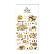 Suatelier Stickers Stickers Daily Deco - Food Trip #1