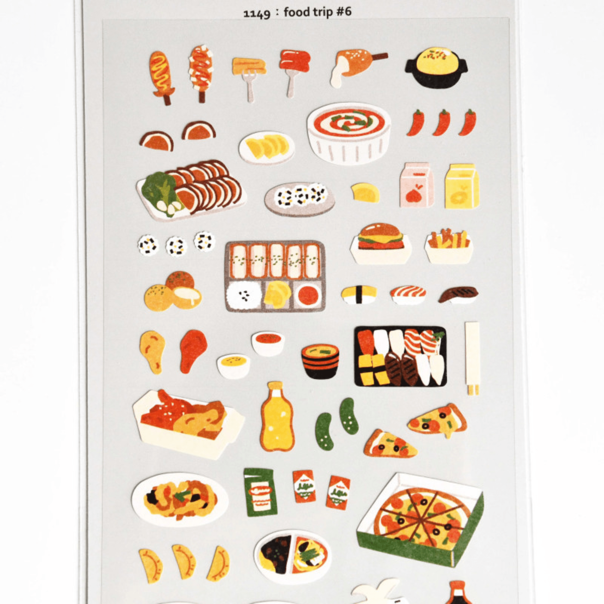Suatelier Stickers Stickers Daily Deco - Food Trip #6