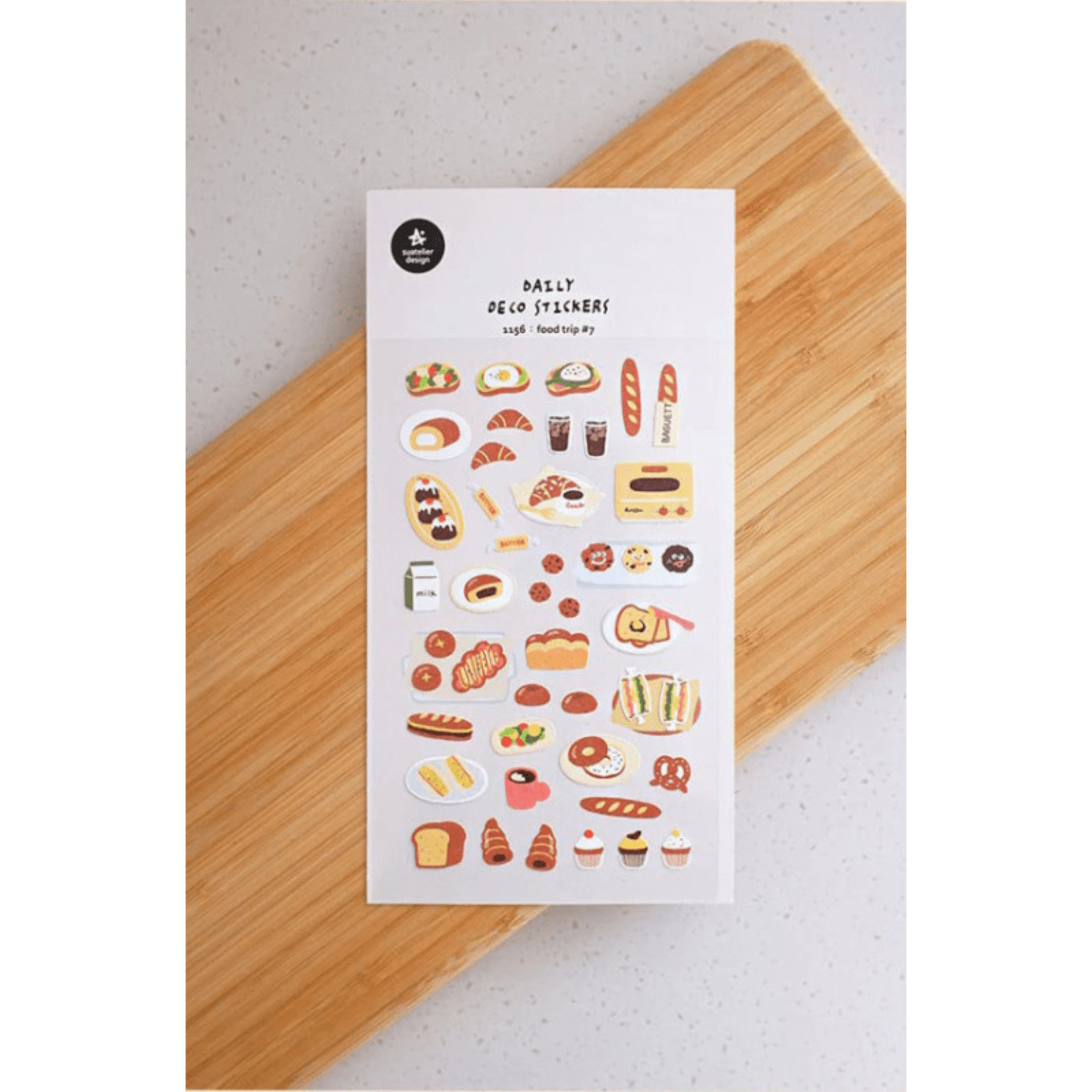 Suatelier Stickers Stickers Daily Deco - Food Trip #7