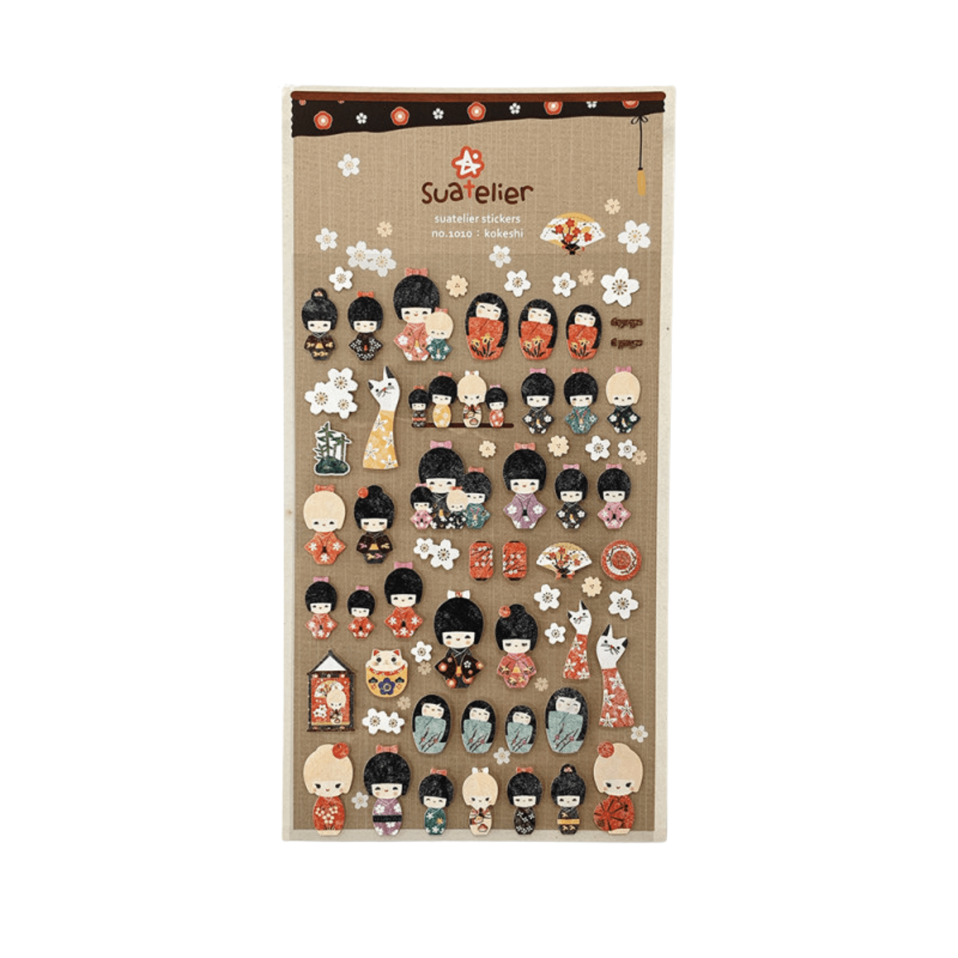 Suatelier Stickers Stickers Daily Deco - Kokeshi