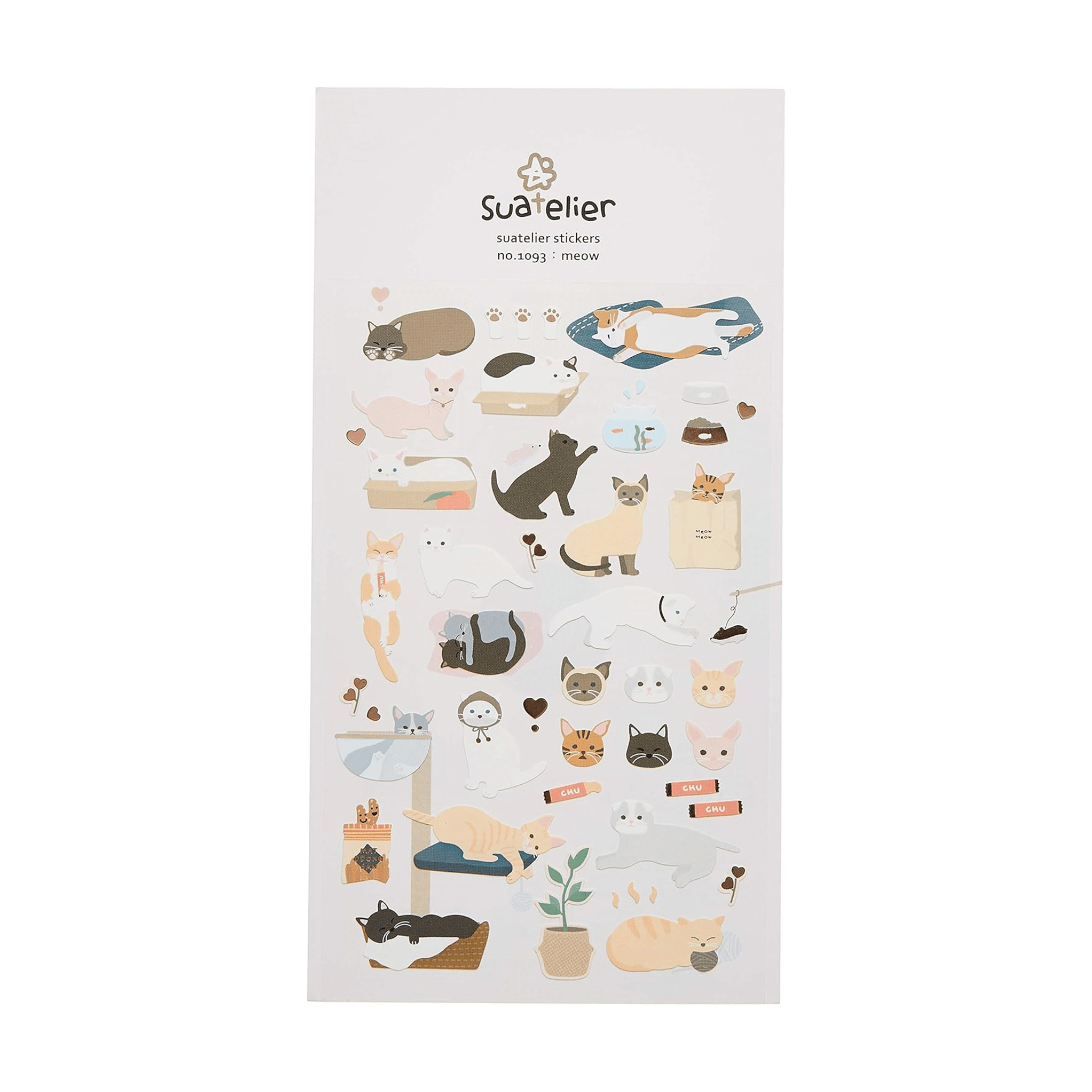 Suatelier Stickers Stickers Daily Deco - Meow