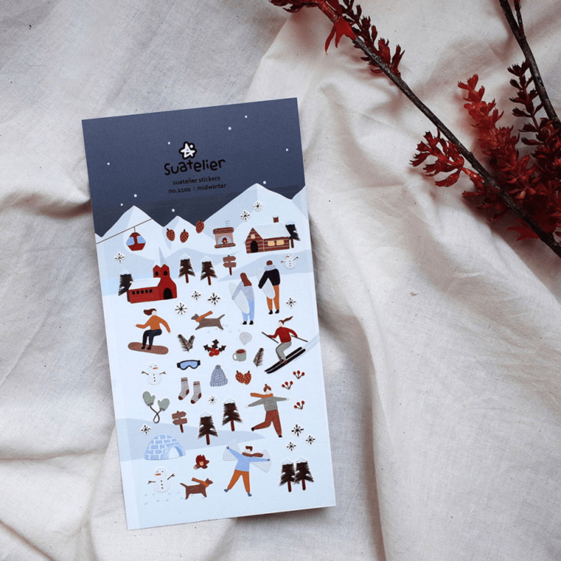 Suatelier Stickers Stickers Daily Deco - Midwinter