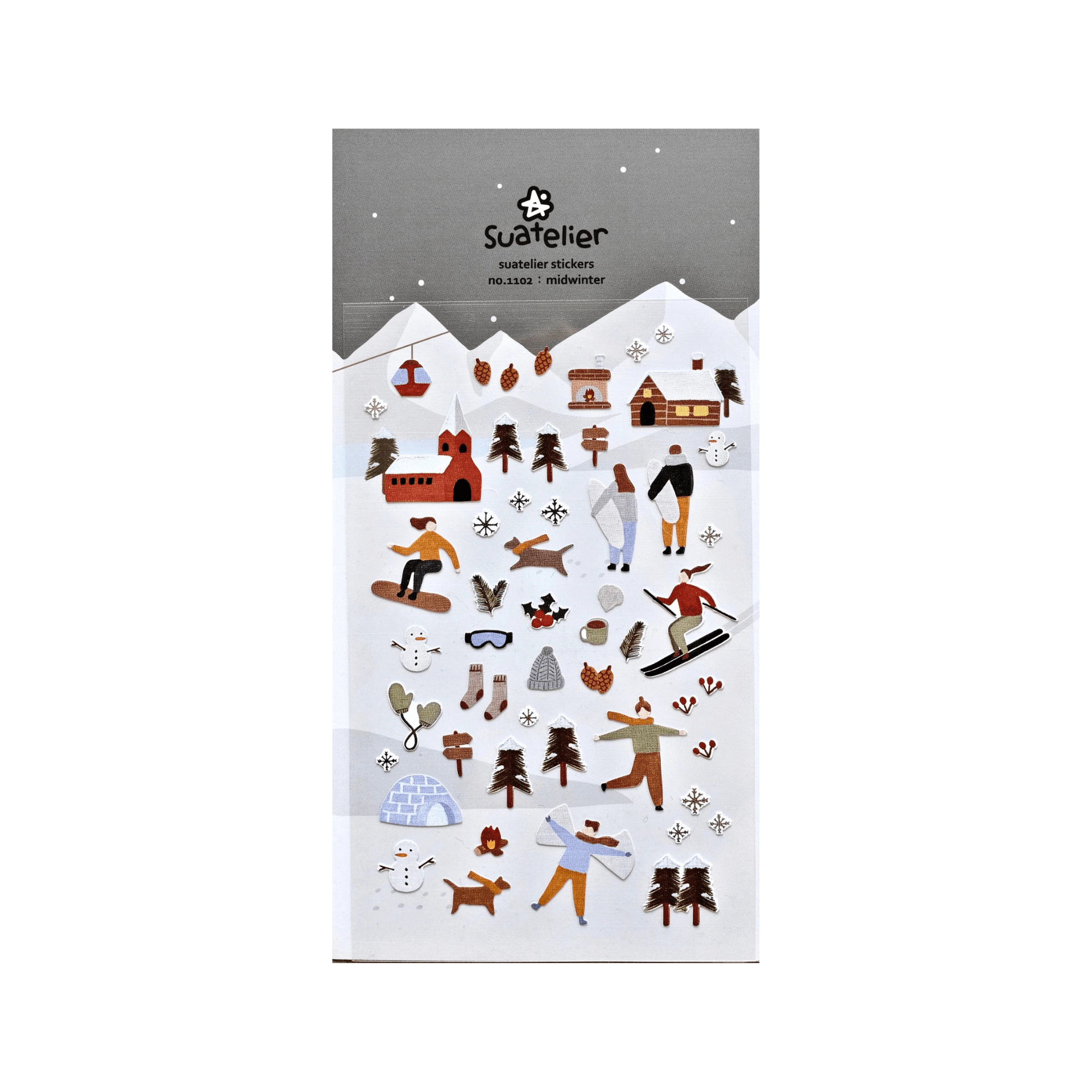 Suatelier Stickers Stickers Daily Deco - Midwinter