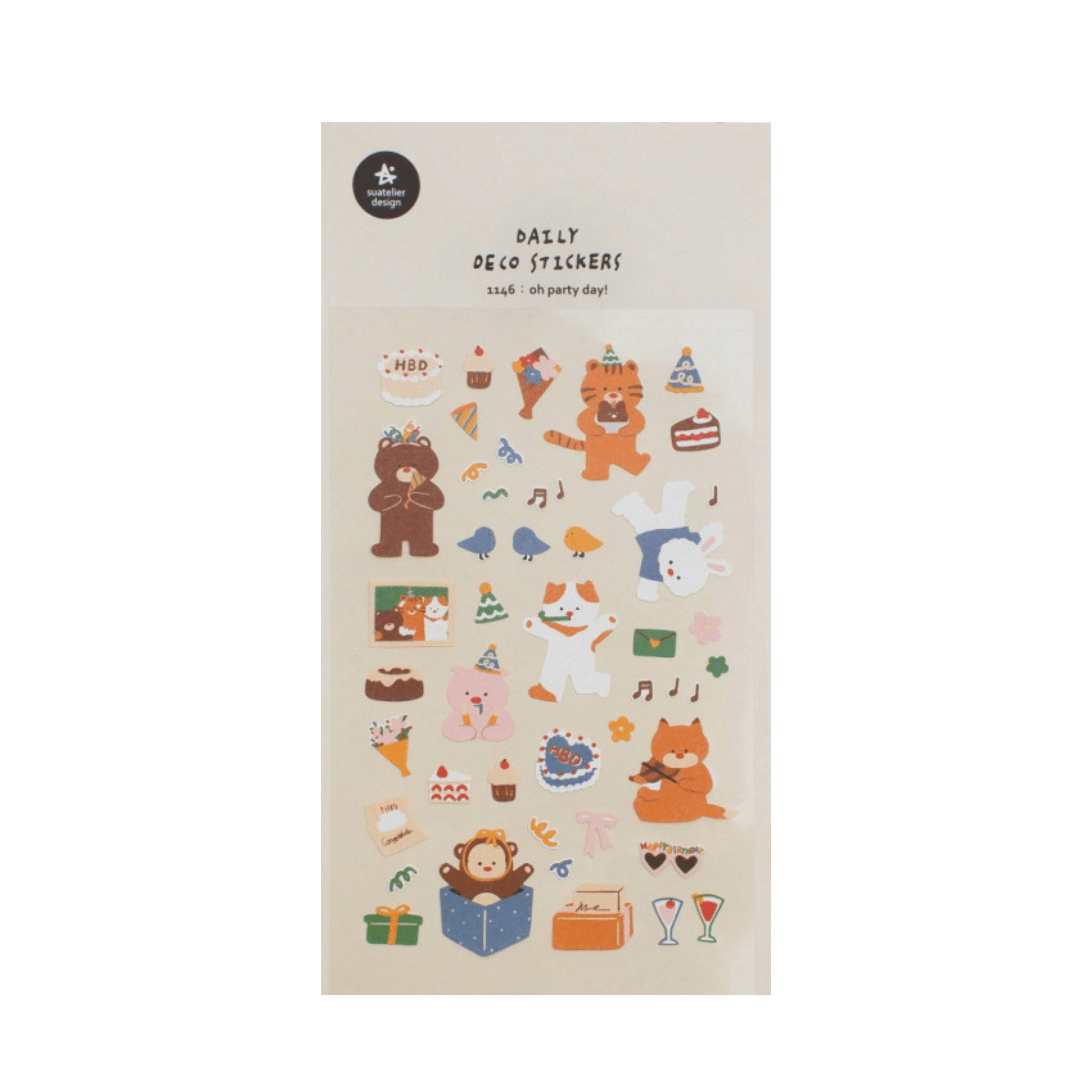 Suatelier Stickers Stickers Daily Deco - Oh Party Day!