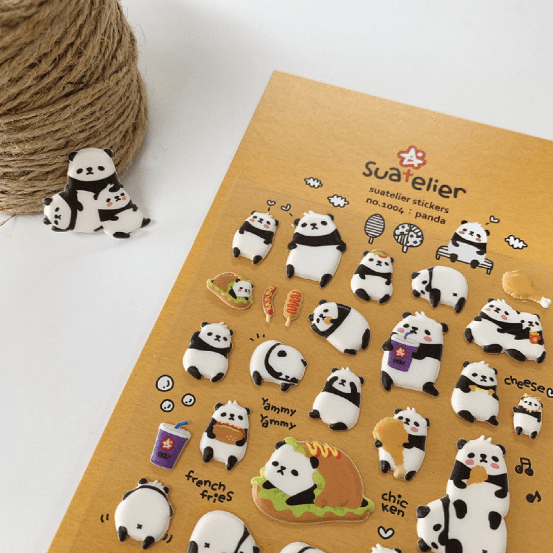 Suatelier Stickers Stickers Daily Deco - Panda