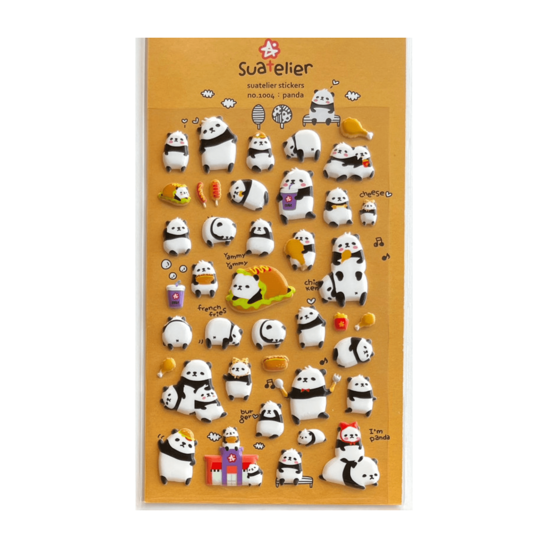 Suatelier Stickers Stickers Daily Deco - Panda
