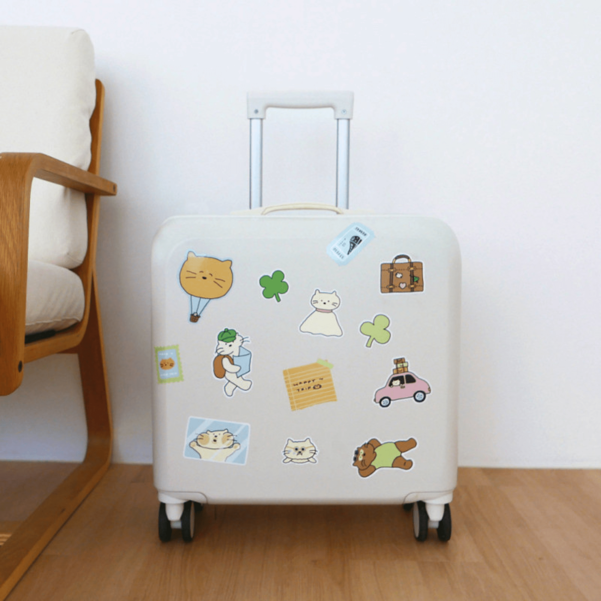 Suatelier Stickers Travel - Cat's Happy Trip