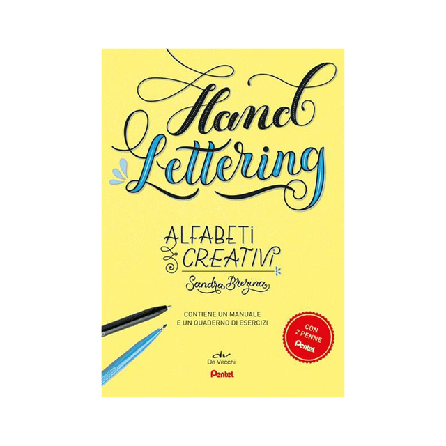 Giunti Book HAND LETTERING. ALFABETI CREATIVI - Sandra Brezina