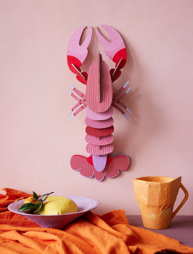 Studio Roof Decorazione parete Deluxe Collection - Pink Lobster