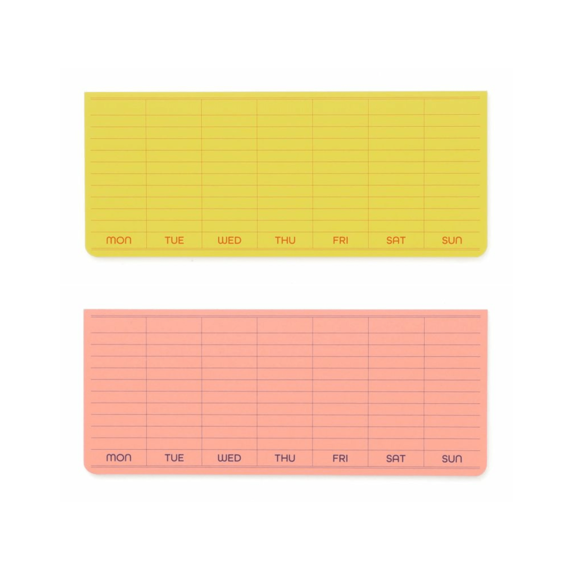 Penco Notes Post it Sticky Weekly Planner Pink