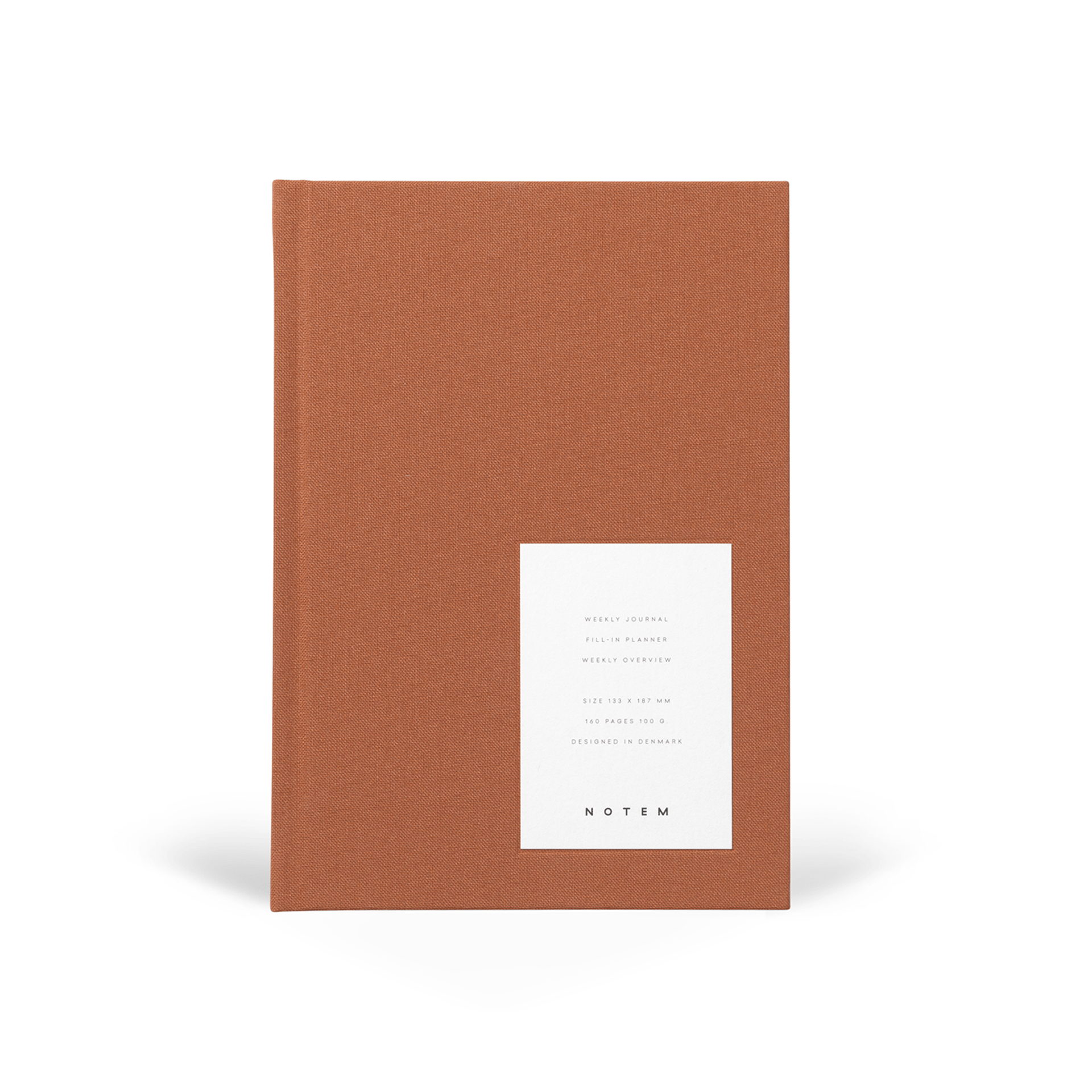 Notem Planner Even Weekly Journal Sienna
