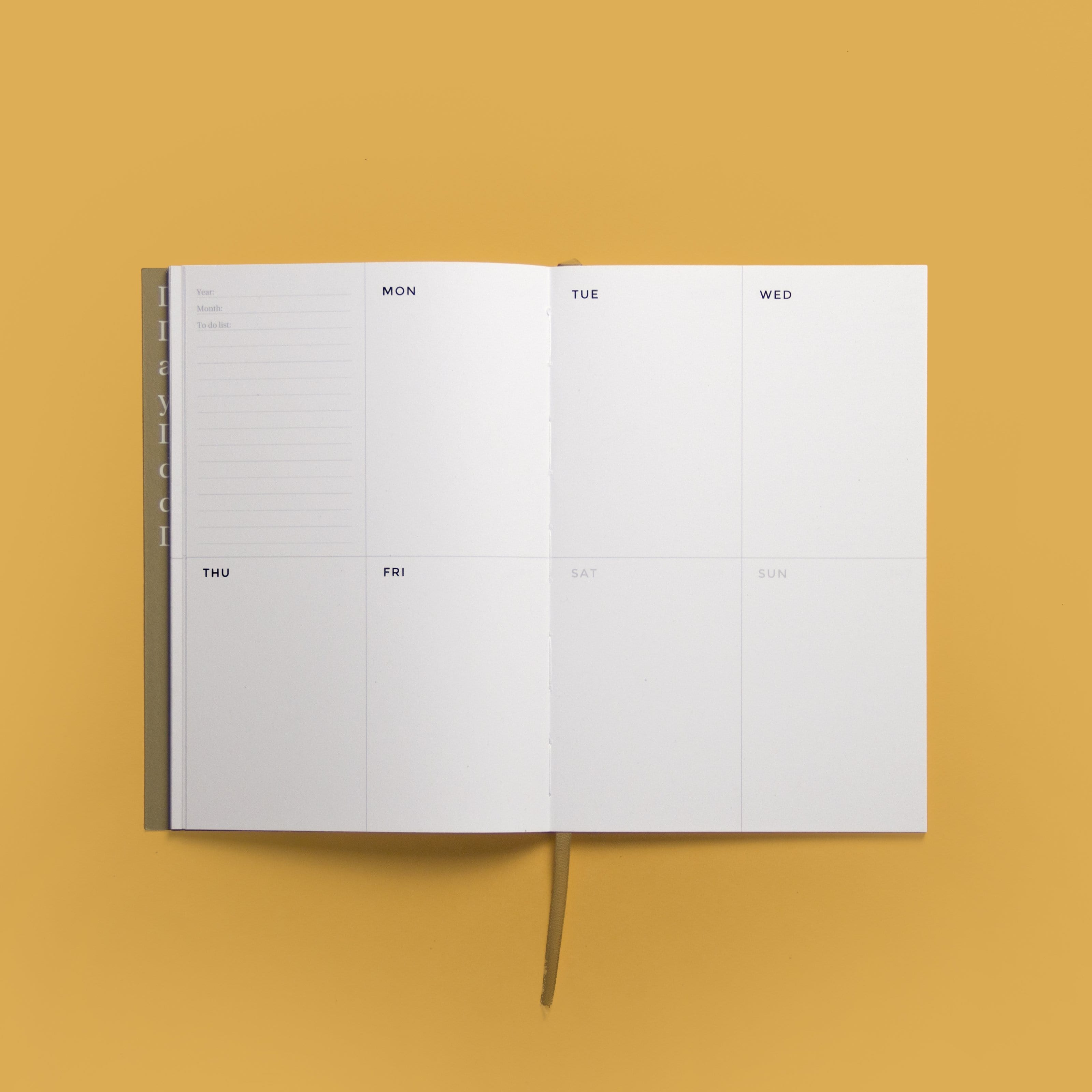 Octagon Planner Plan Your Week - Camel