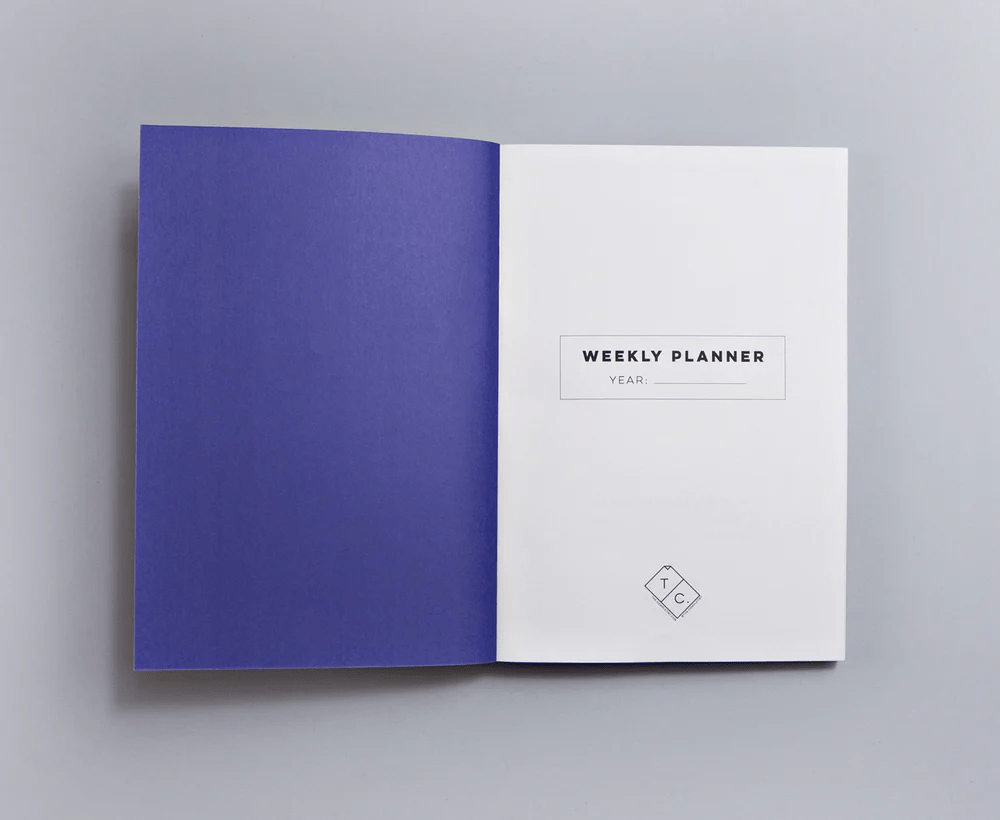 The Completist Planner Weekly Planner Gradient