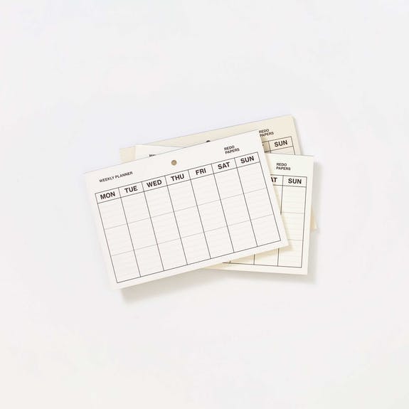 Redopapers Planner Weekly Planner Redo