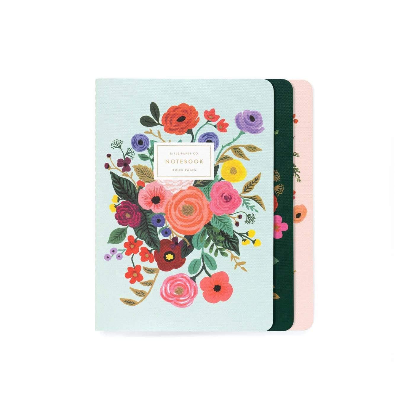Rifle Paper Quaderni Tris di Quaderni Garden