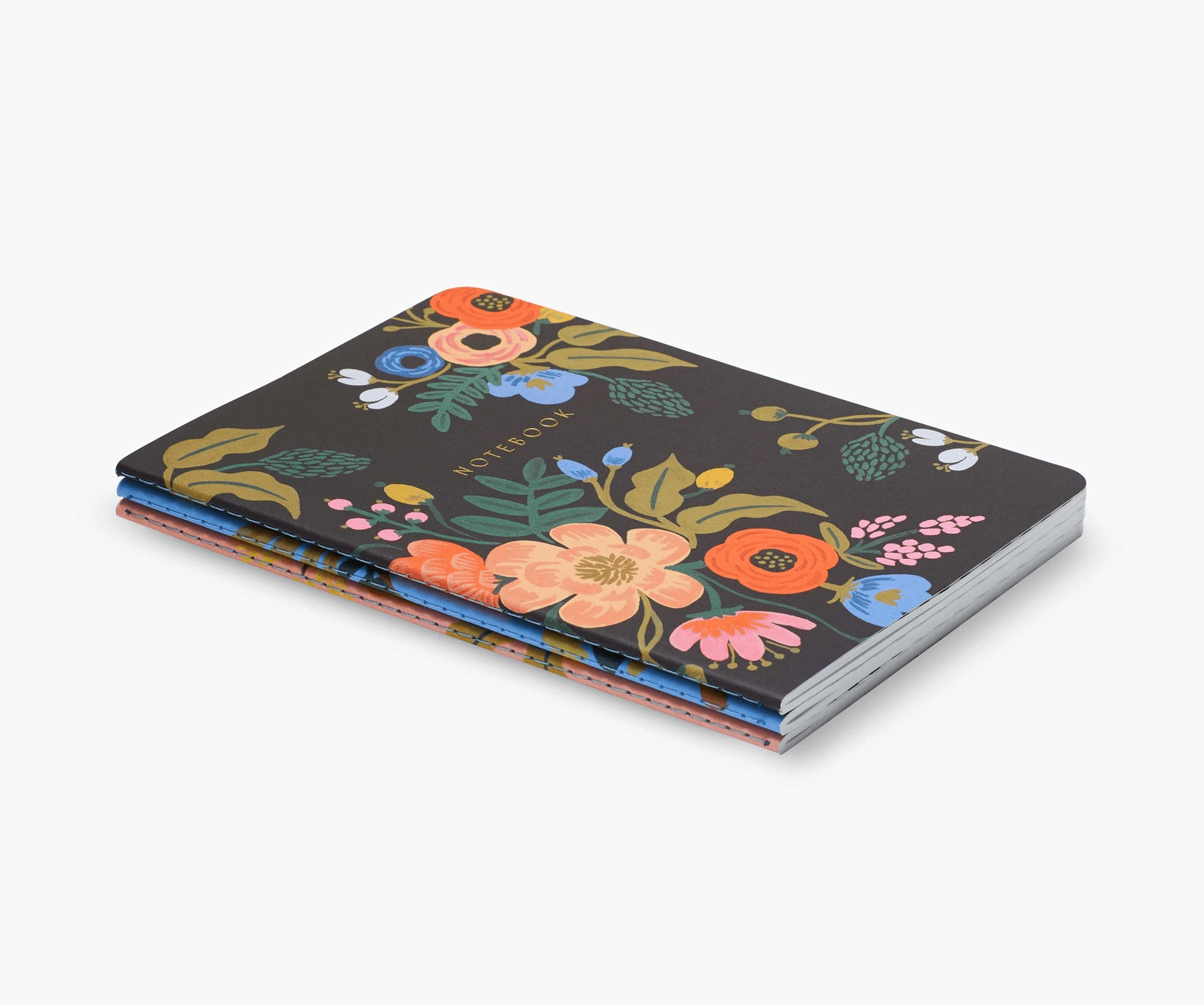Rifle Paper Quaderni Tris di Quaderni Lively Floral