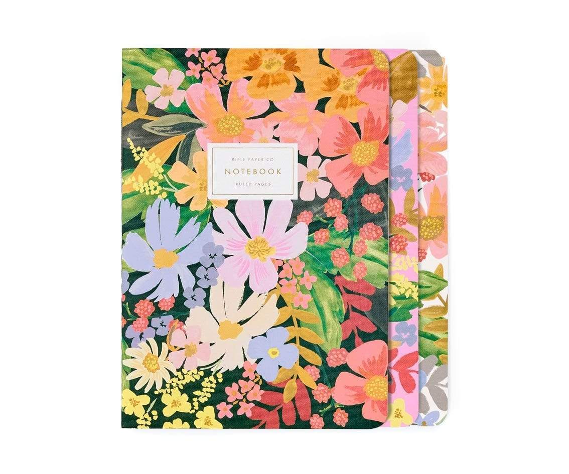 Rifle Paper Quaderni Tris di Quaderni Marguerite