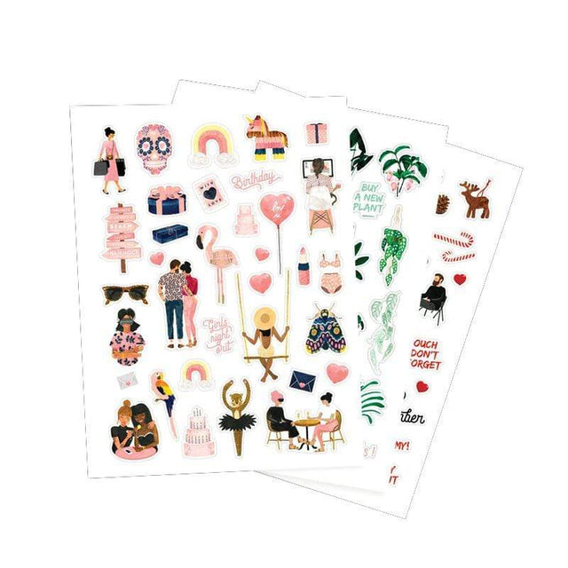All The Way To Say Stickers Stickers Set Jungle&Love