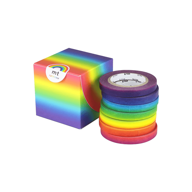 mt Washi Tape Washi Tape Mt - set da 7 - Rainbow