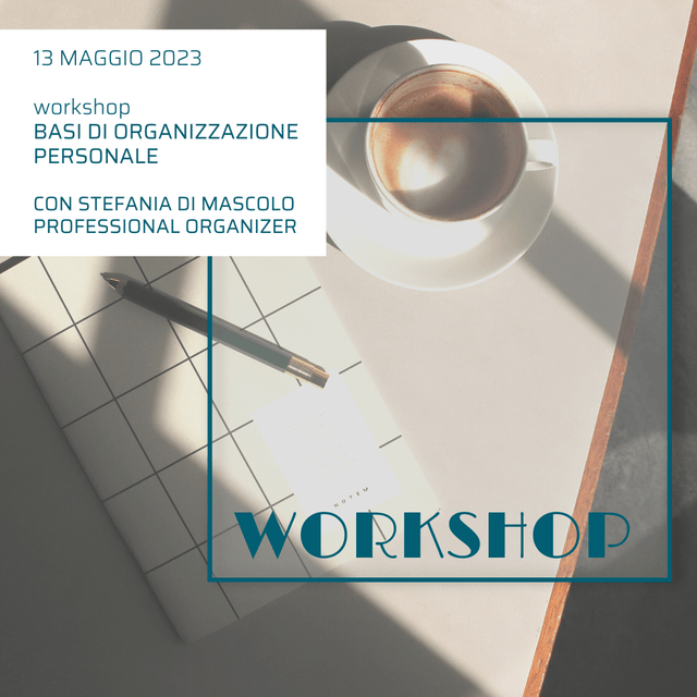 SayPaper Workshop Workshop online -  Basi di organizzazione personale