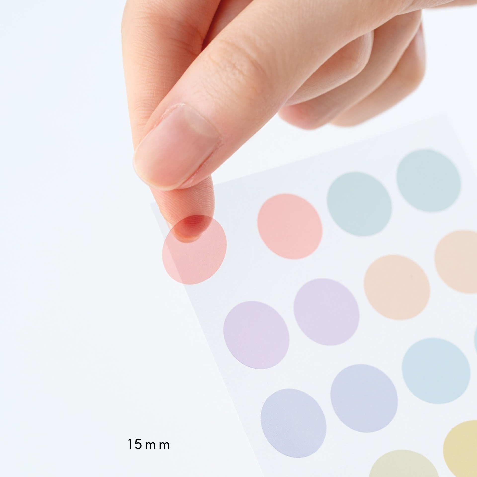 Hobonichi Accessories: TSUKI no IRO: Trasparent Dot Stickers