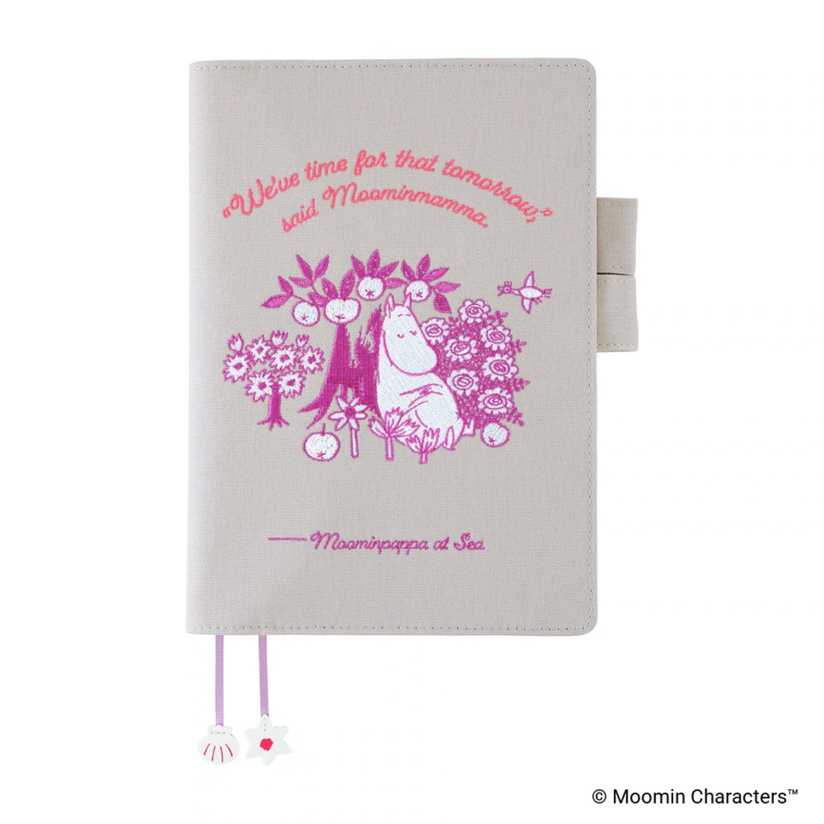 Cover Cousin A5 Moomin - My Yard (Pink Gray)