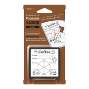 Timbro Paintable Pre-inked - Coffee