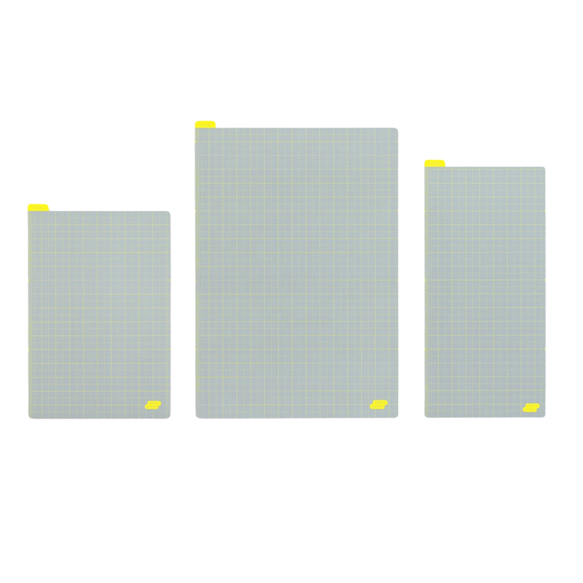 Hobonichi Accessories: Sottopagina Pencil Board Ice Gray x Yellow